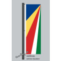 Hochformats Fahne Seychellen