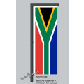 Hochformats Fahne Südafrika
