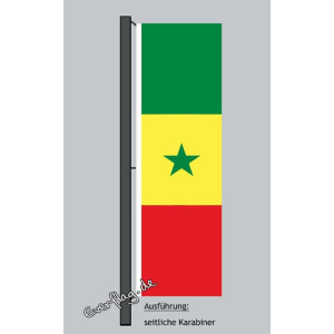 Hochformats Fahne Senegal