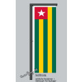 Hochformats Fahne Togo