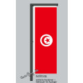 Hochformats Fahne Tunesien