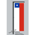Hochformats Fahne Chile