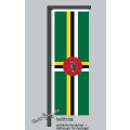 Hochformats Fahne Dominica