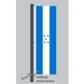 Hochformats Fahne Honduras