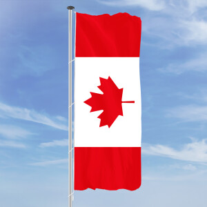 Hochformats Fahne Kanada
