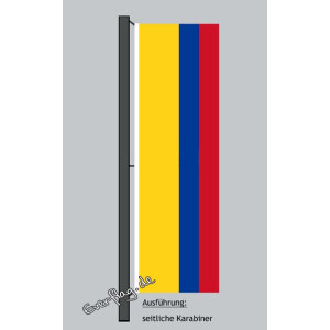 Hochformats Fahne Kolumbien