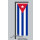 Hochformats Fahne Kuba