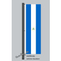 Hochformats Fahne Nicaragua