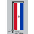 Hochformats Fahne Paraguay