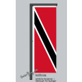 Hochformats Fahne Trinidad & Tobago