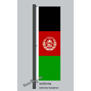 Hochformats Fahne Afghanistan