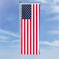Hochformats Fahne USA