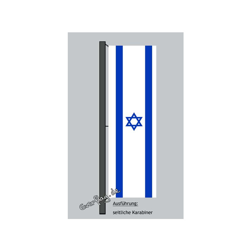 Fahne Flagge Israel im Hochformat verschiedene Größen 