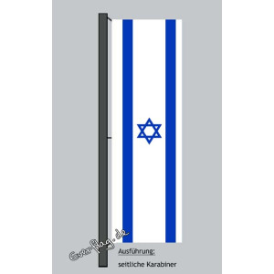 Hochformats Fahne Israel