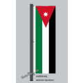 Hochformats Fahne Jordanien