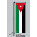 Hochformats Fahne Jordanien