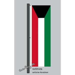 Hochformats Fahne Kuwait