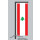 Hochformats Fahne Libanon