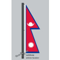 Hochformats Fahne Nepal