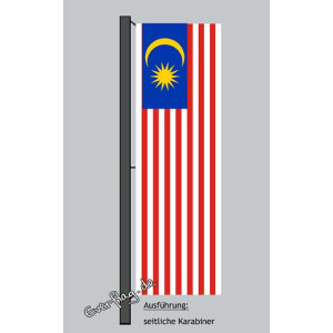 Hochformats Fahne Malaysia