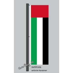 Hochformats Fahne Ver. Arabische Emirate