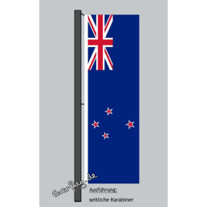 Hochformats Fahne Neuseeland