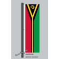 Hochformats Fahne Vanuatu