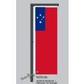 Hochformats Fahne Samoa