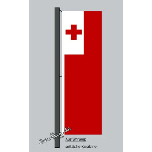 Hochformats Fahne Tonga