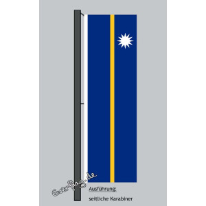 Hochformats Fahne Nauru
