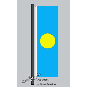 Hochformats Fahne Palau