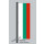 Hochformats Fahne Bulgarien