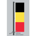 Hochformats Fahne Belgien
