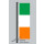Hochformats Fahne Irland