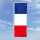 Hochformats Fahne Frankreich
