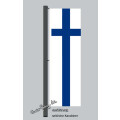 Hochformats Fahne Finnland