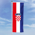 Hochformats Fahne Kroatien