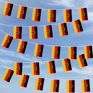 Party-Flaggenkette : Deutschland mit Adler