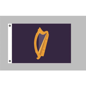 Flagge 90 x 150 : Irland Präsidenten-Flagge Harfe