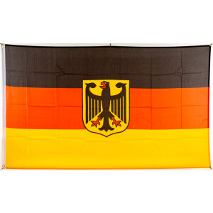 Flagge mit Adler Deutschland Fahne neu Fan WM 150x90 cm für Fahnenstock 2018 