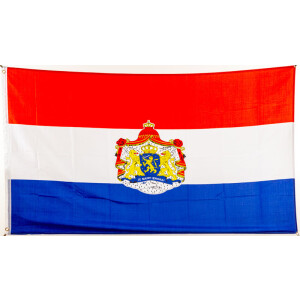 Flagge 90 x 150 : Niederlande mit Wappen