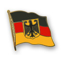 Flaggen-Pin vergoldet : Deutschland mit Adler