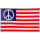 Flagge 90 x 150 : USA - Peace