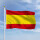 Premiumfahne Spanien ohne Wappen 30x20 cm Ösen
