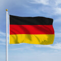 Premiumfahne Deutschland 30x20 cm Strick-/ Schlaufe