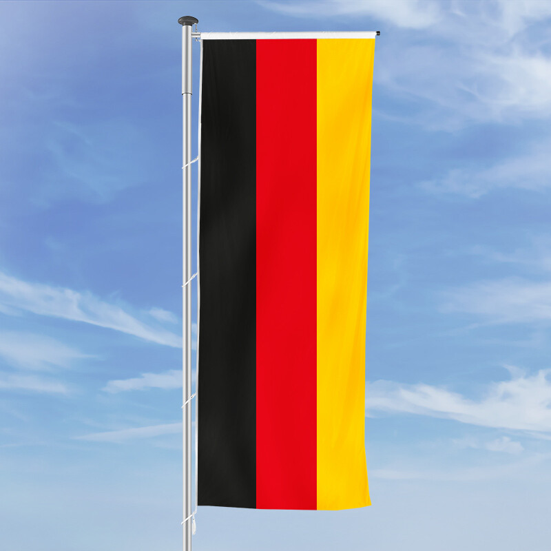 Deutschland Hochformat Flagge - 80 x 200 cm - MaxFlags