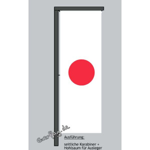 Hochformats Fahne Japan