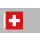 Flagge 90x90 : Schweiz Quadratisch