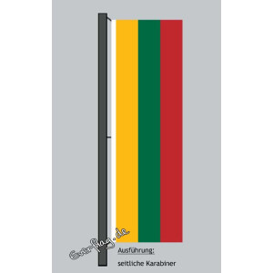 Hochformats Fahne Litauen