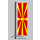 Hochformats Fahne Nordmazedonien